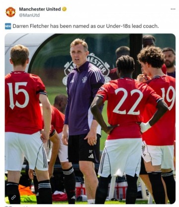 官方:弗莱彻出任曼联U18青年队主帅
