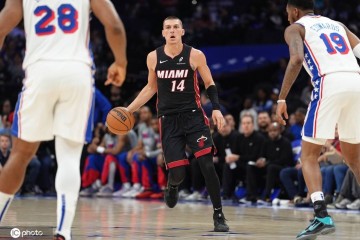 希罗30+3+7巴特勒空砍19+10 热火送76人7连败